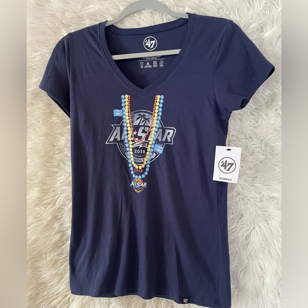 ‘47 Brand NWT Women’s NHL All Star Game 2018 Tampa Florida Short Sleeve T-Shirt.